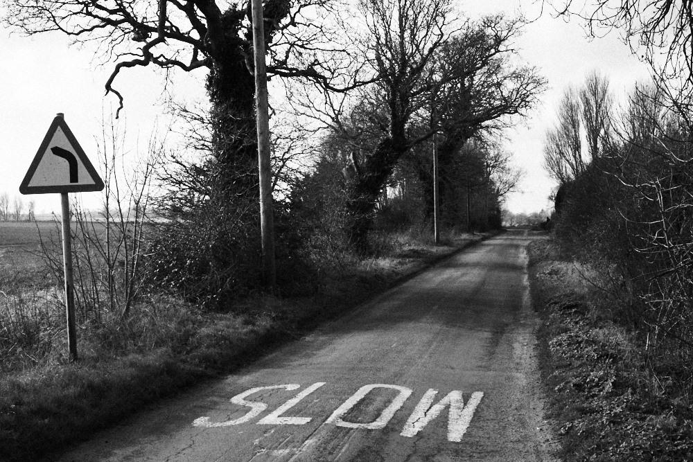 slow country lane
