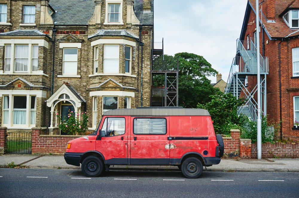 old red van