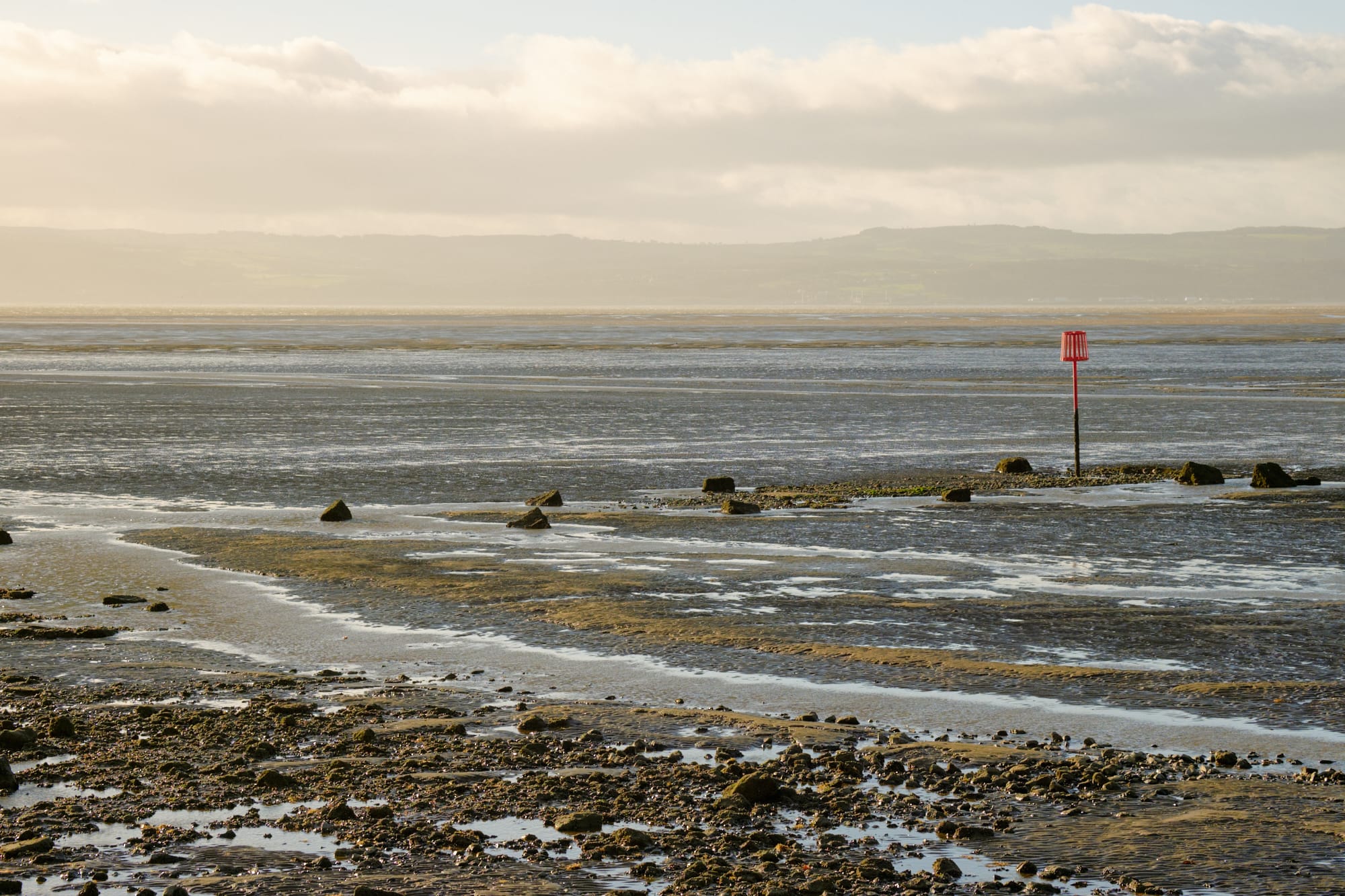 looking out over the mouth of the River Dee from West Kirby