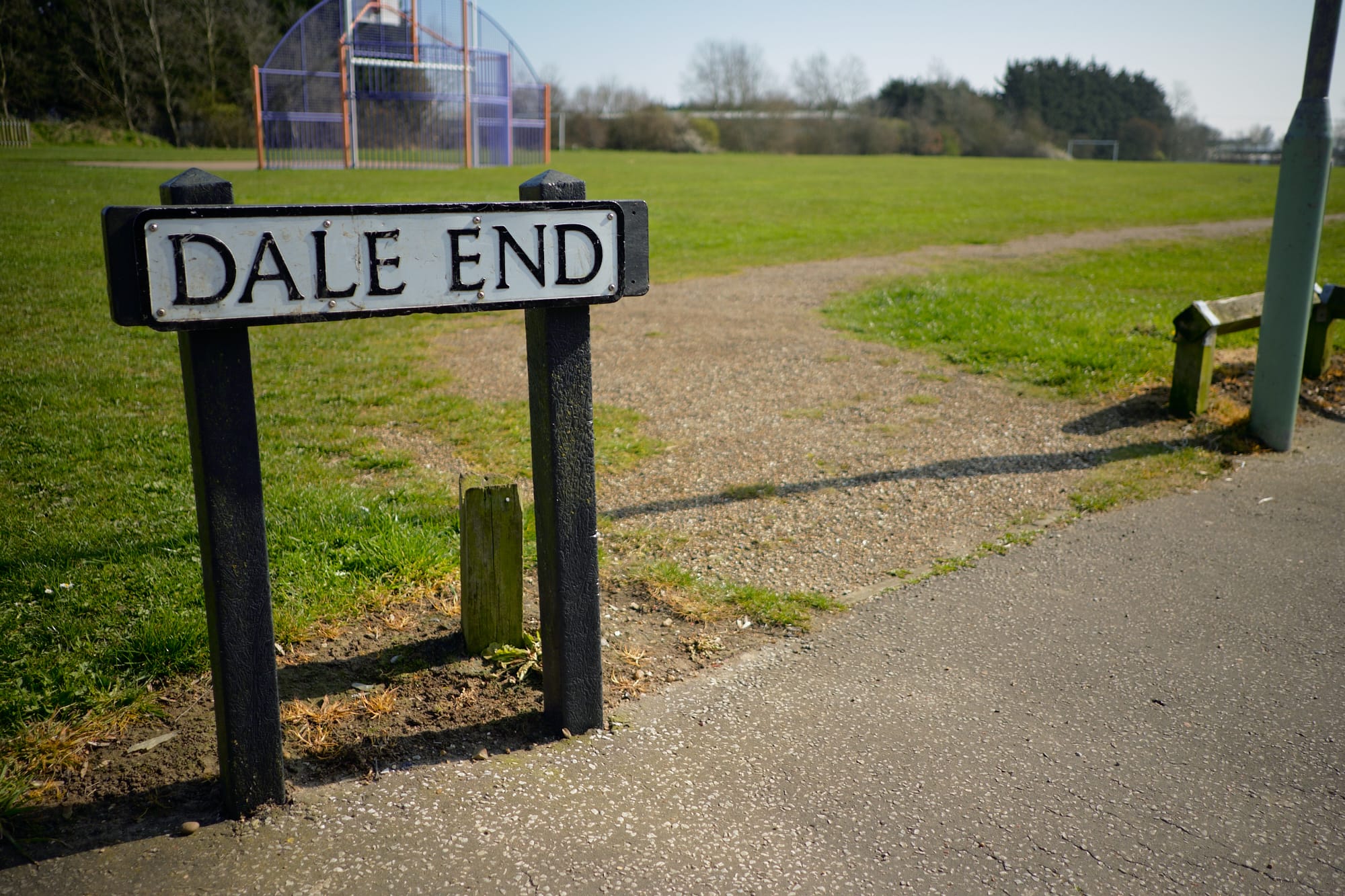 Dale End road sign