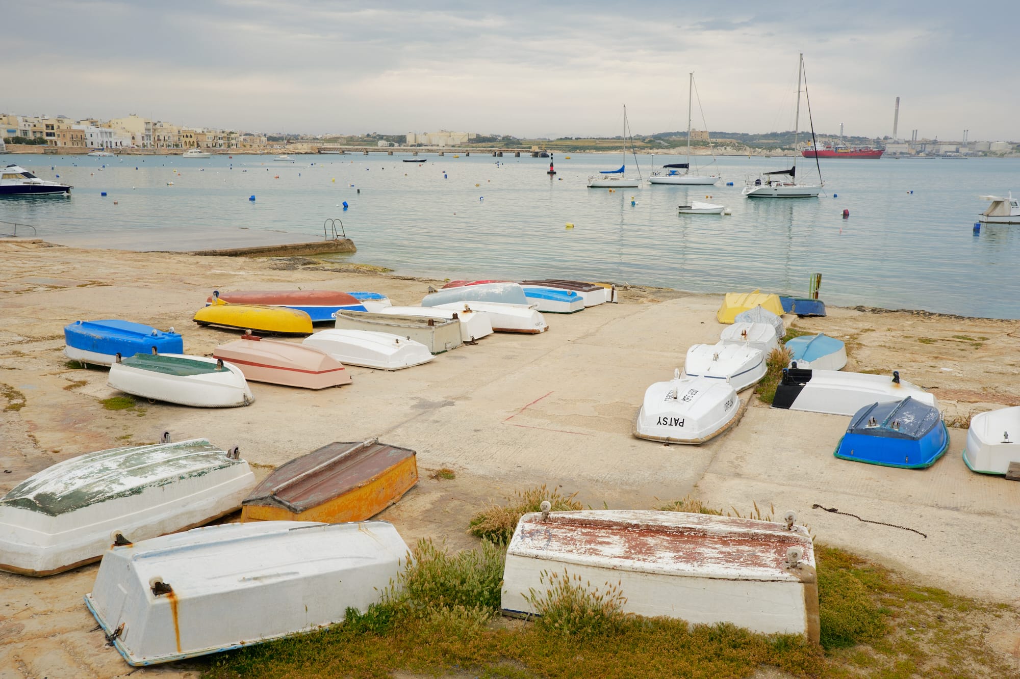 boats on the shore of Pretty Bay