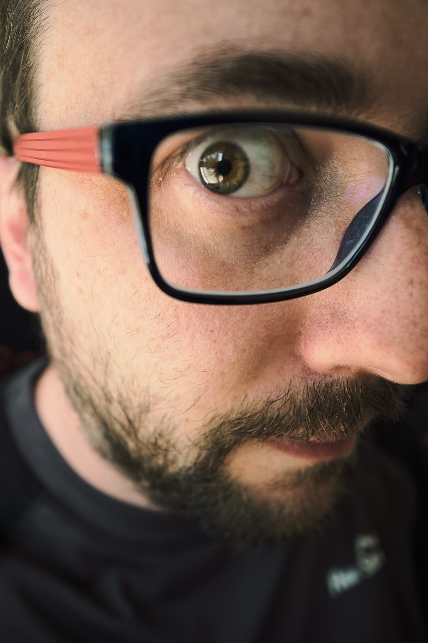 self-portrait with an ultrawide lens