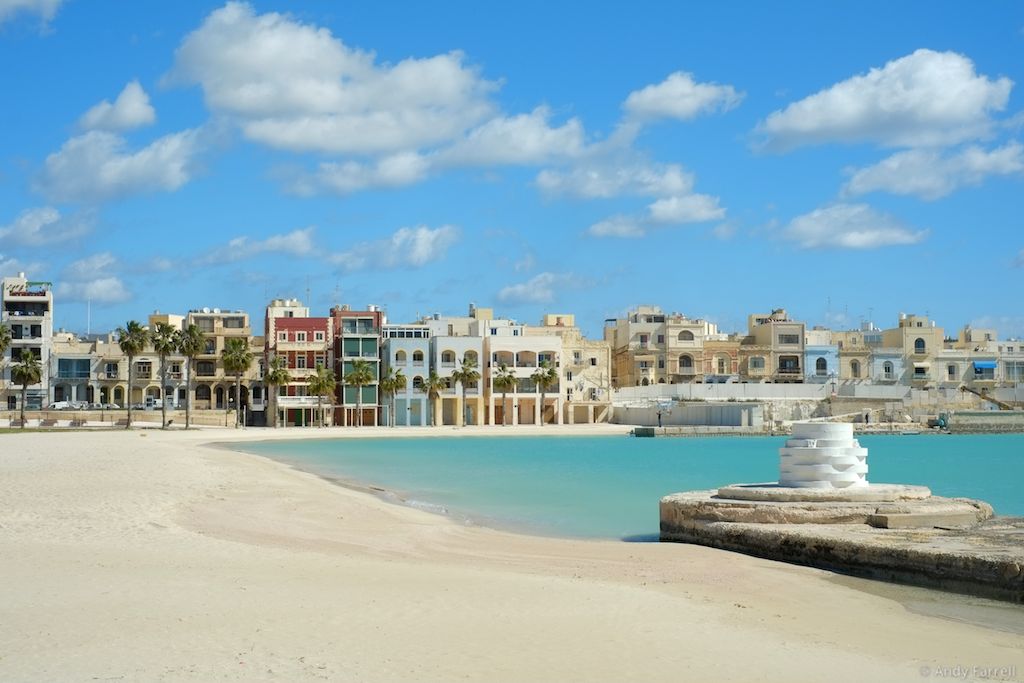 Birżebbuġa’s small beach