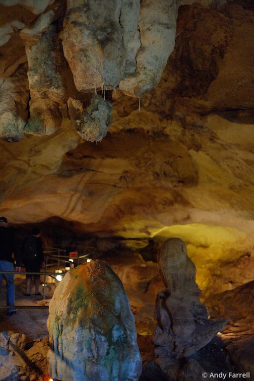 stalactites and stalagmites