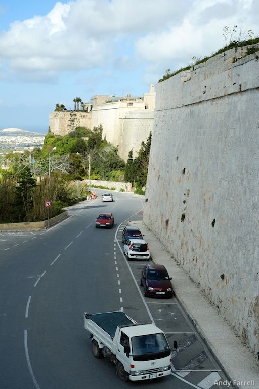 road around Mdina