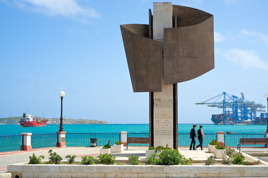 Memorial near Birżebbuġa fuel depot