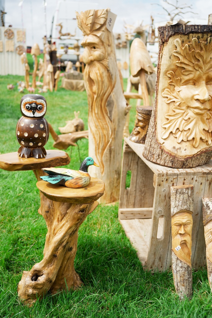 Various wood carvings