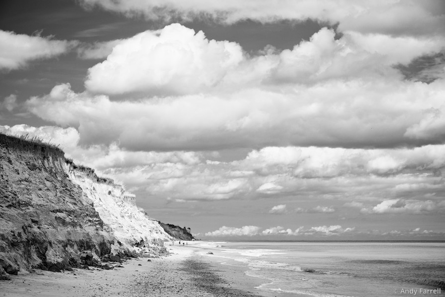 beach and cliffs