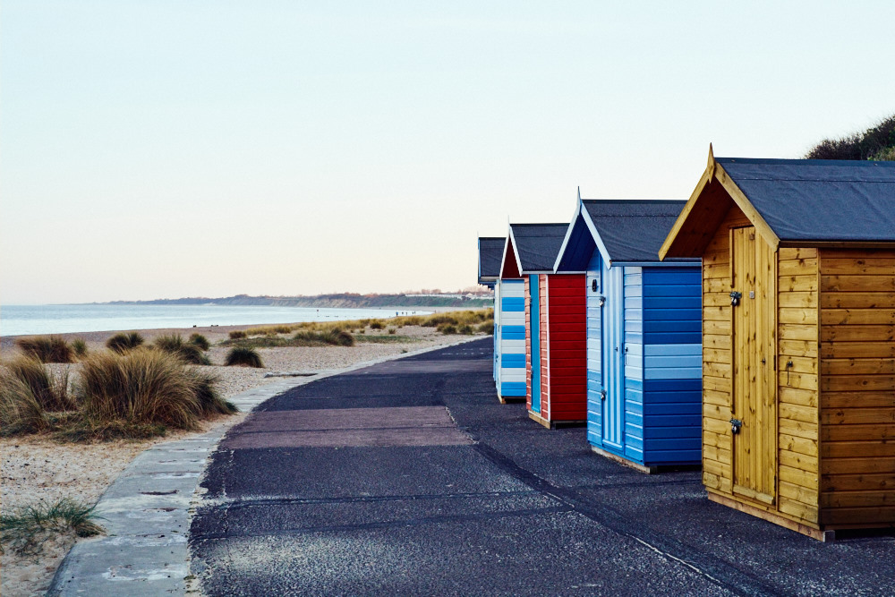 beach huts