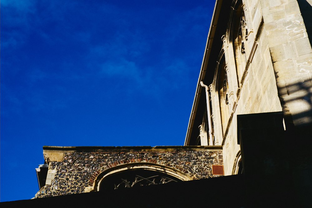 church and sky