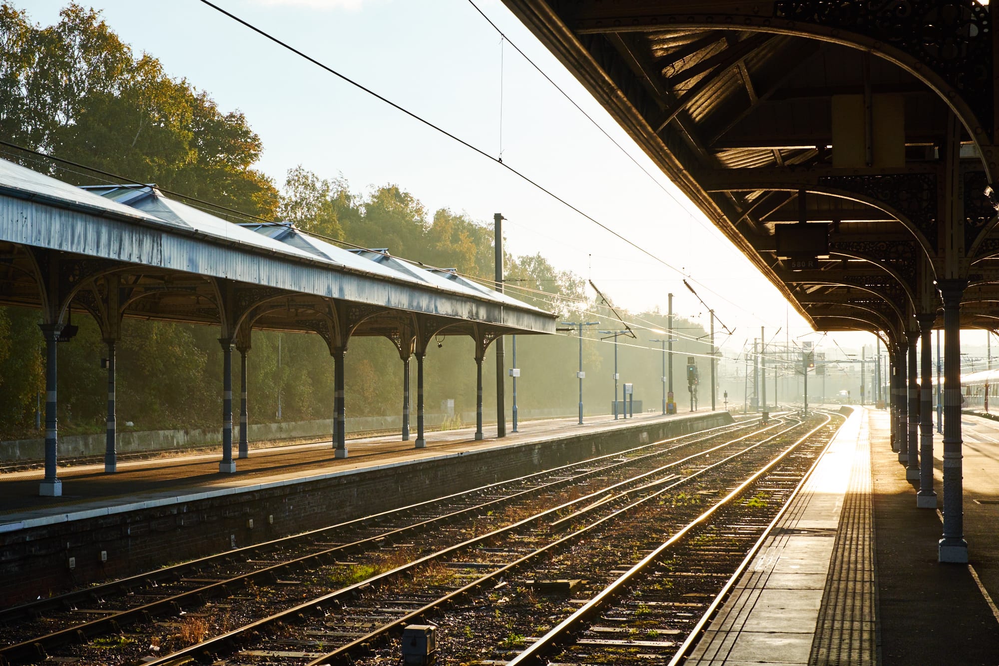 Norwich station in the morning