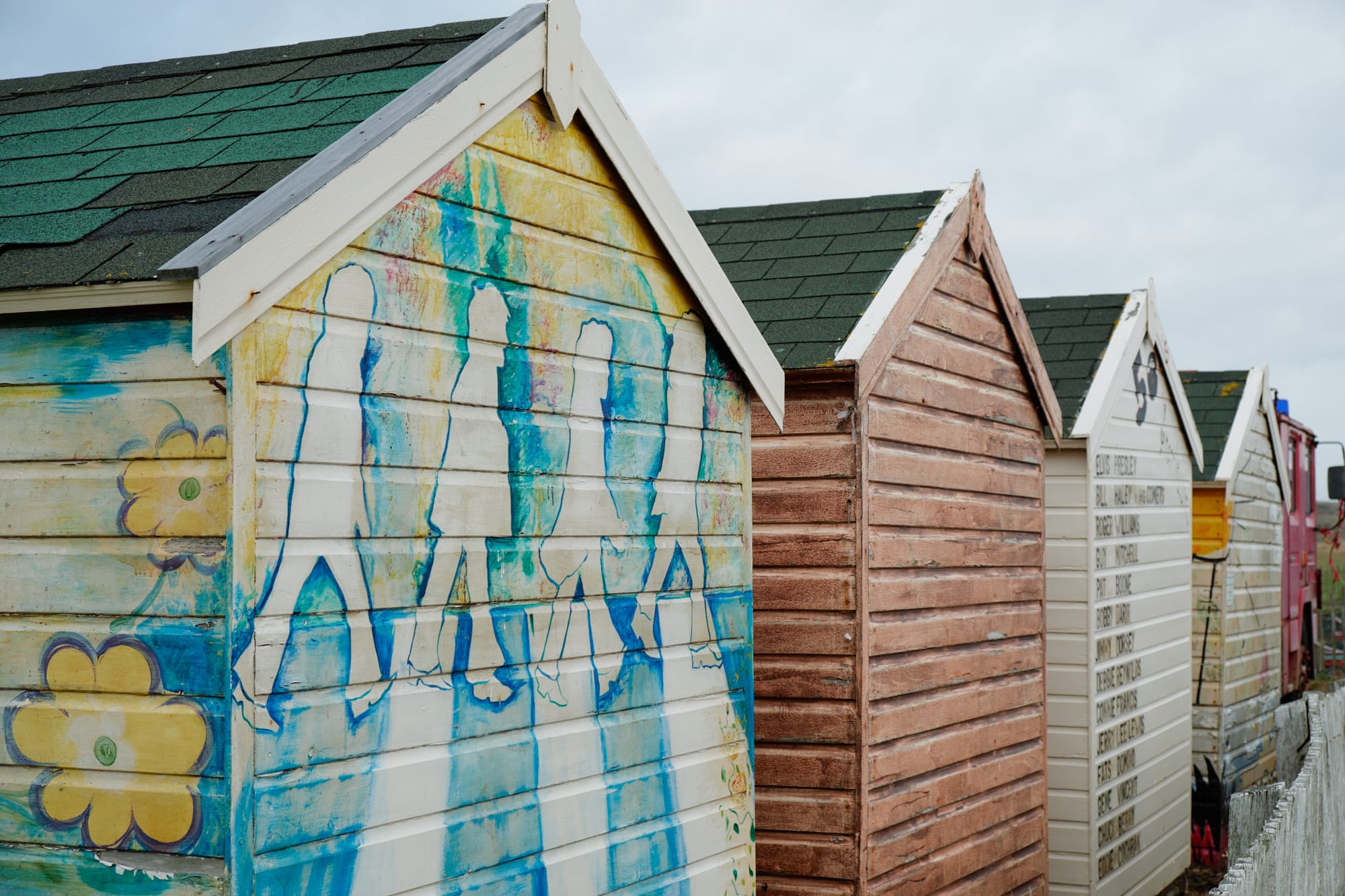 beach huts