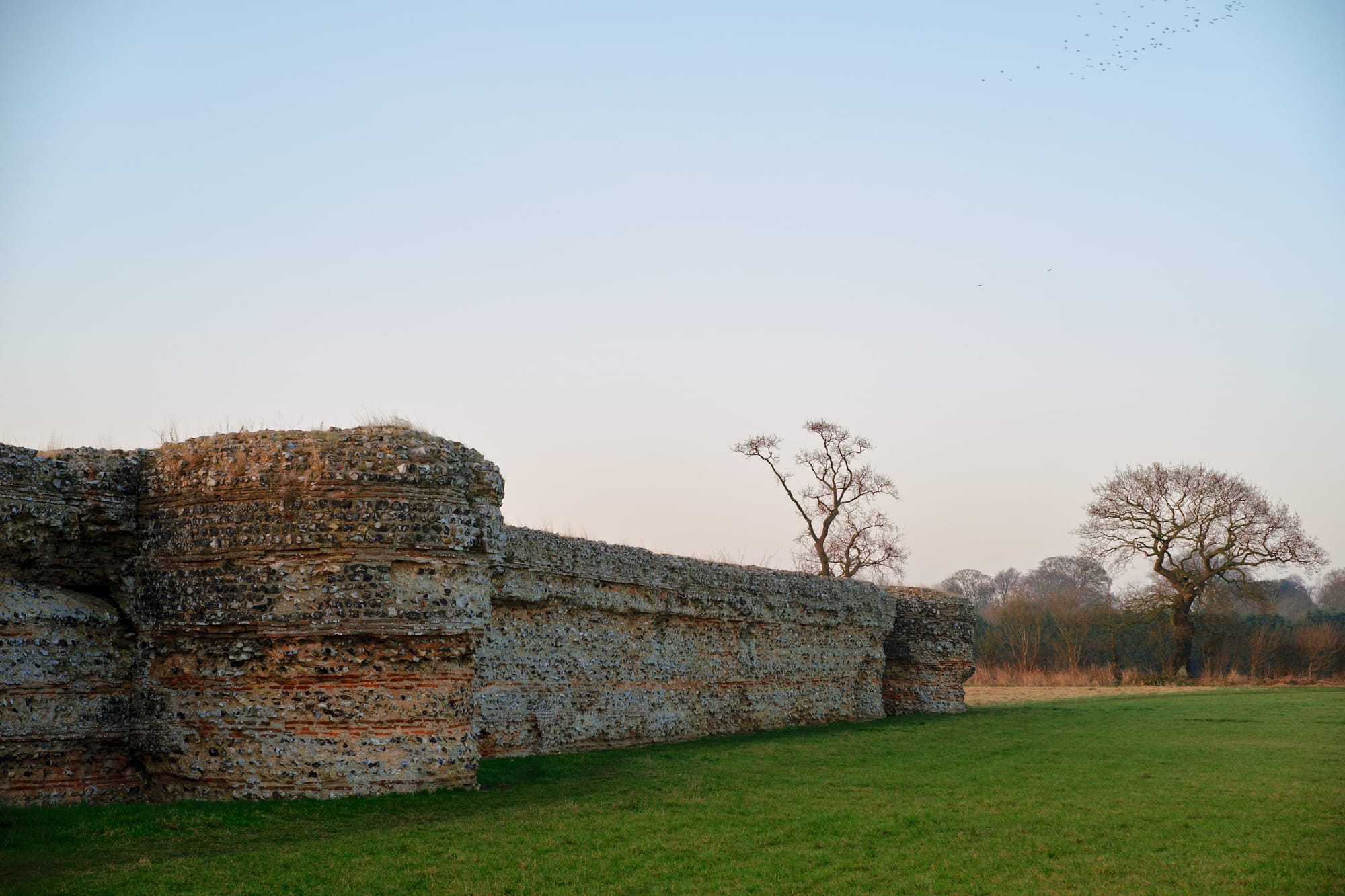 eastern wall of the fort