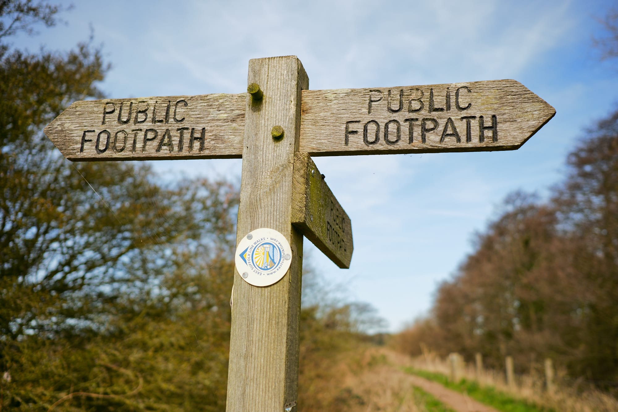 public footpath signs