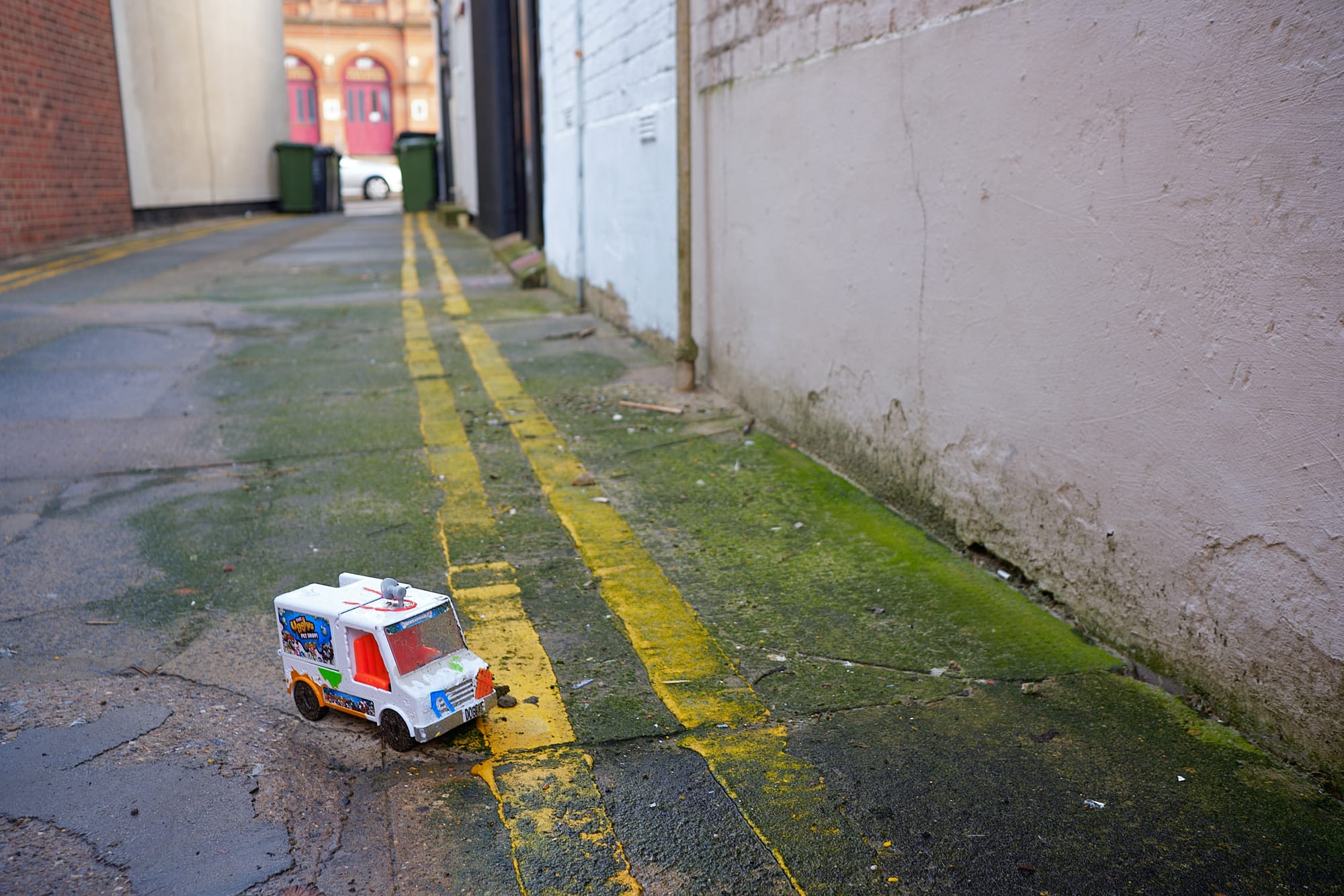 lonely toy van