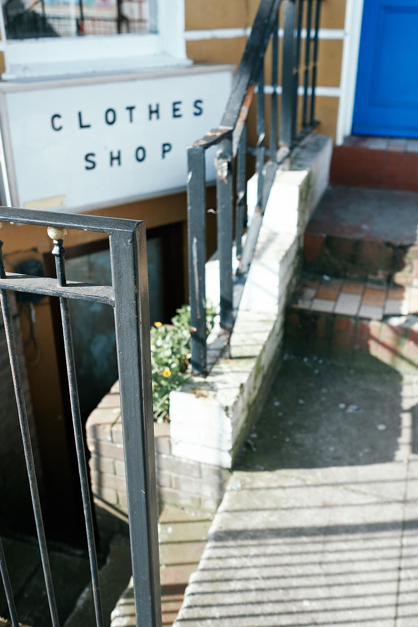 downstairs clothes shop