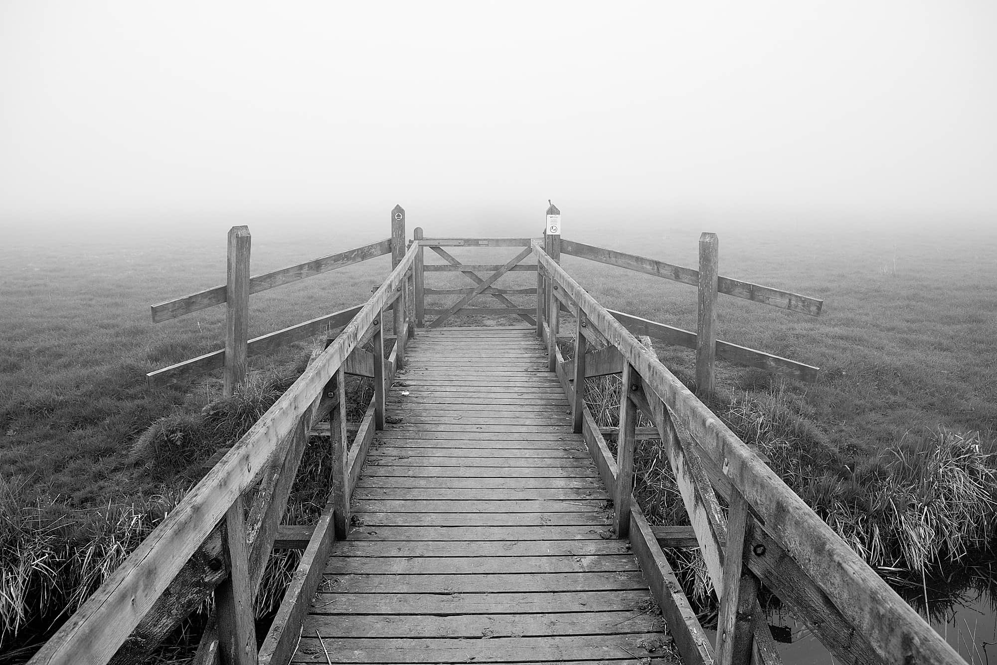 bridge over drainage ditch