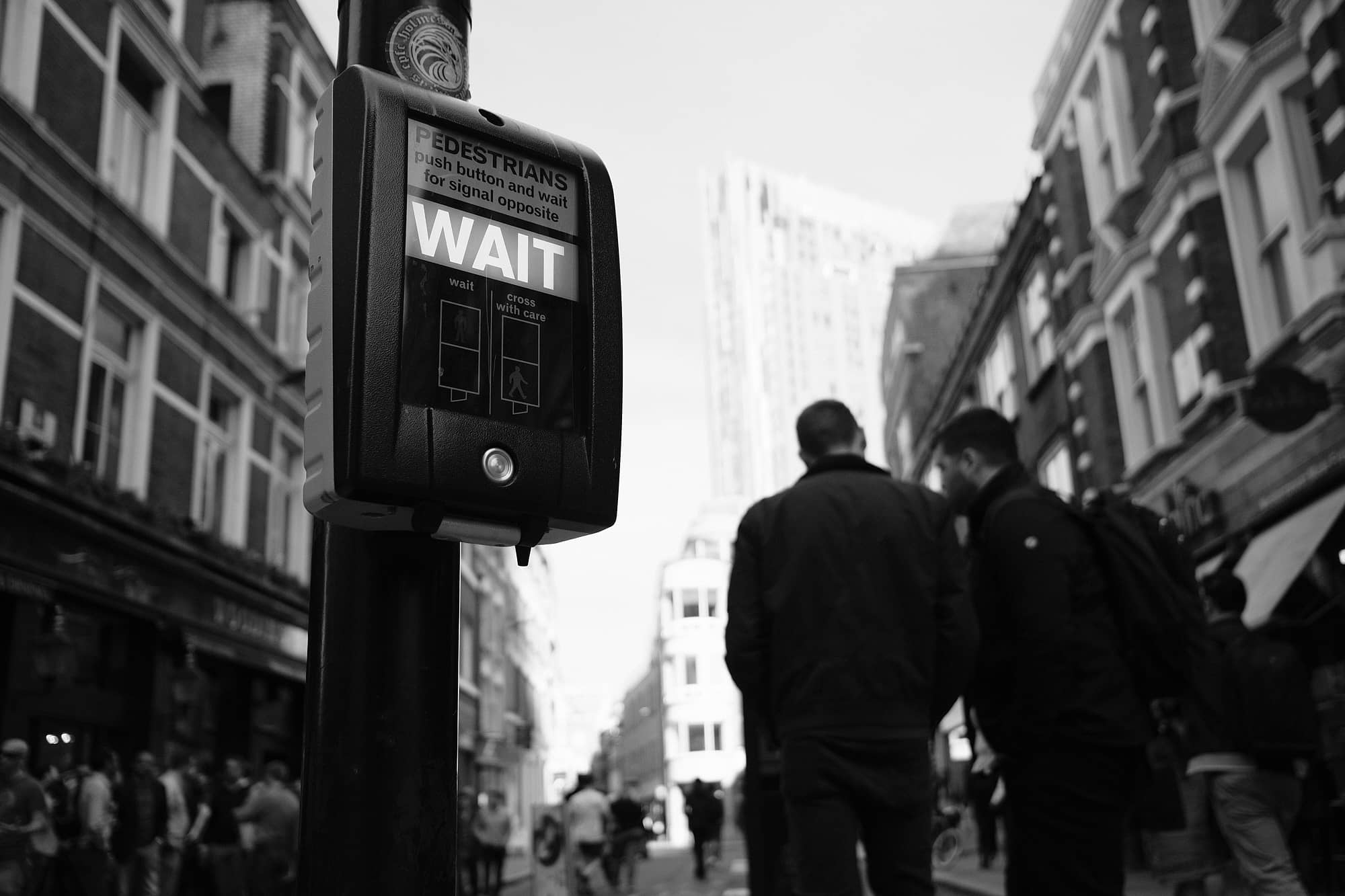 pedestrian crossing button