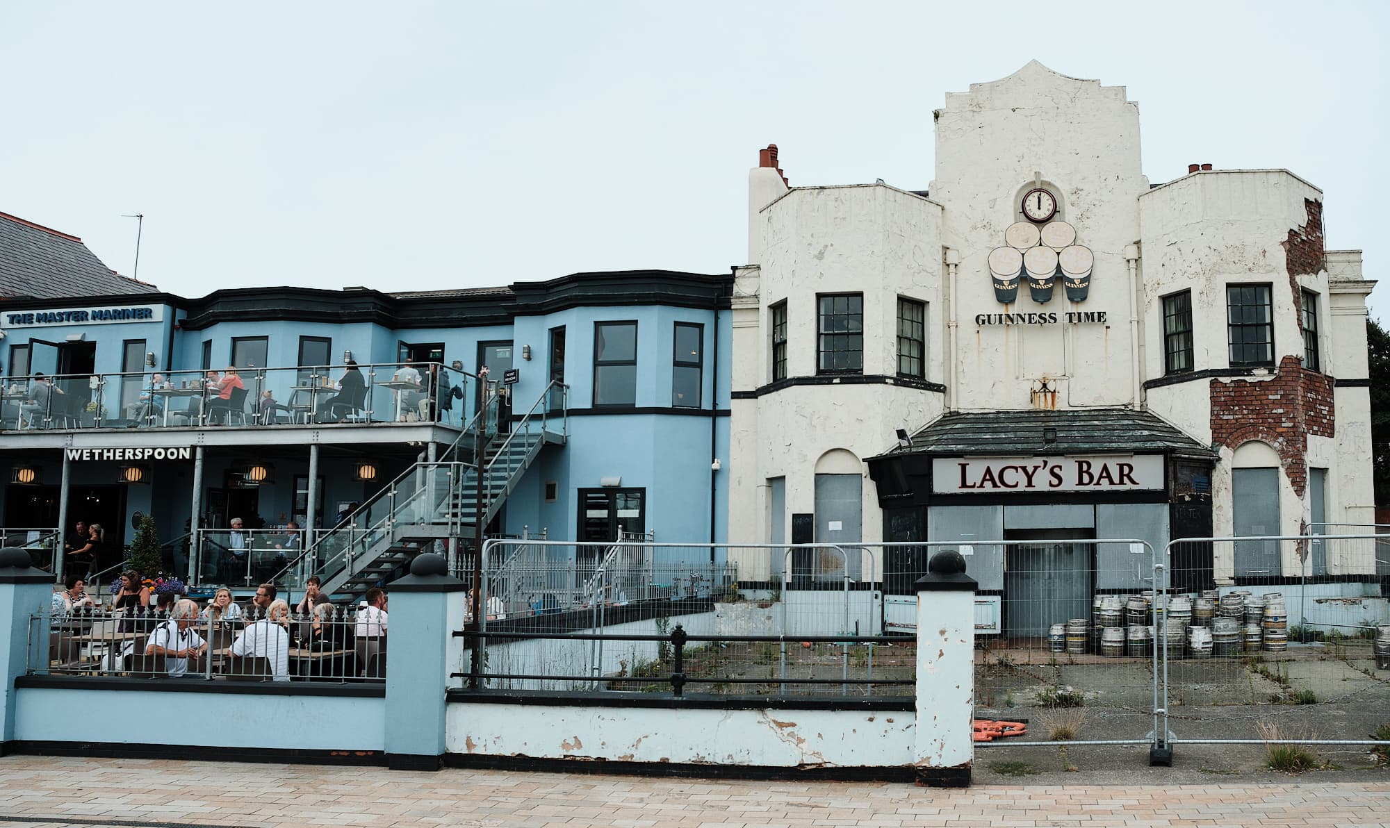 Lacy’s Bar, a derelict pub next to a thriving Wetherspoon’s