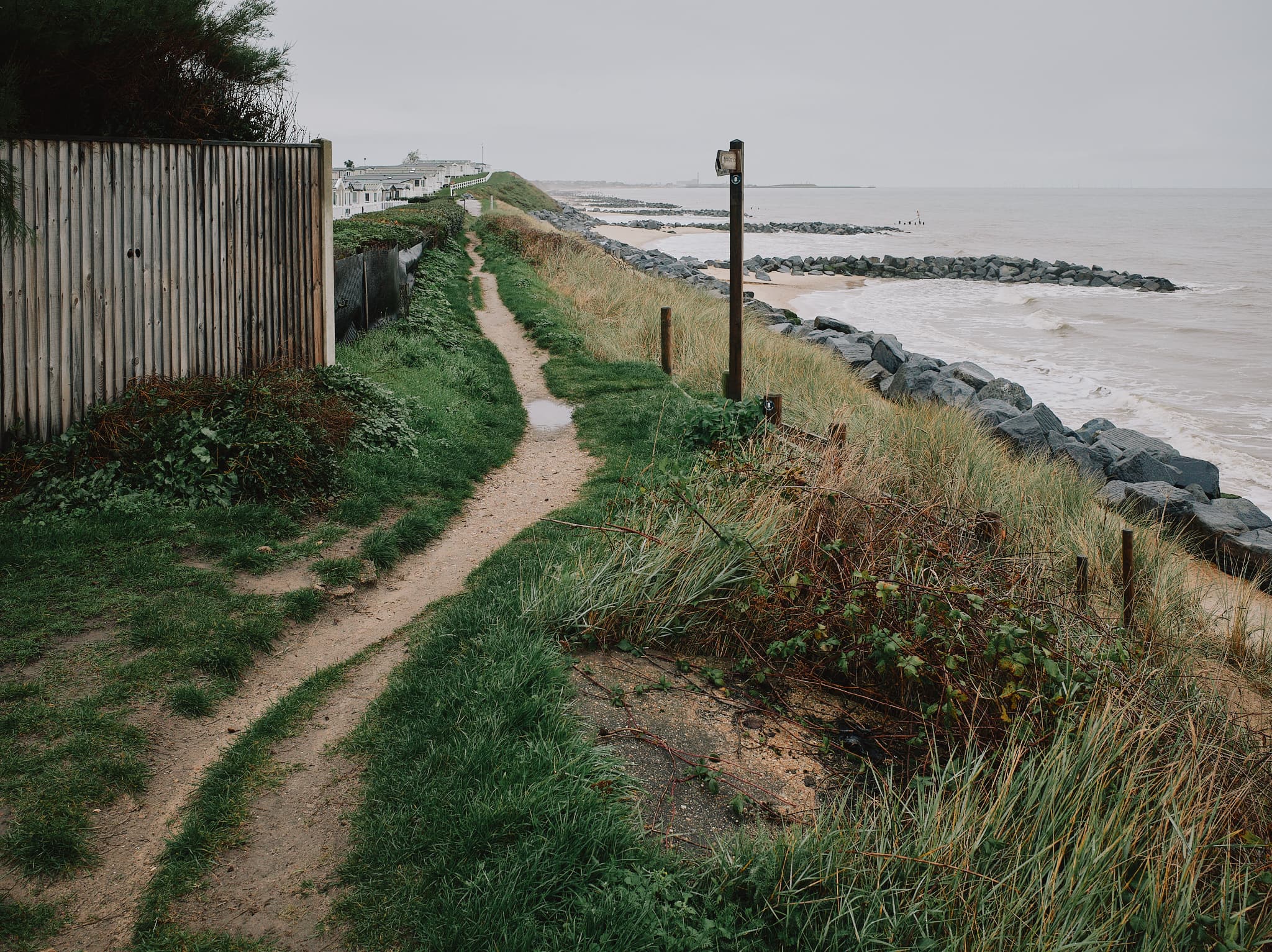 coast path on an overcast day