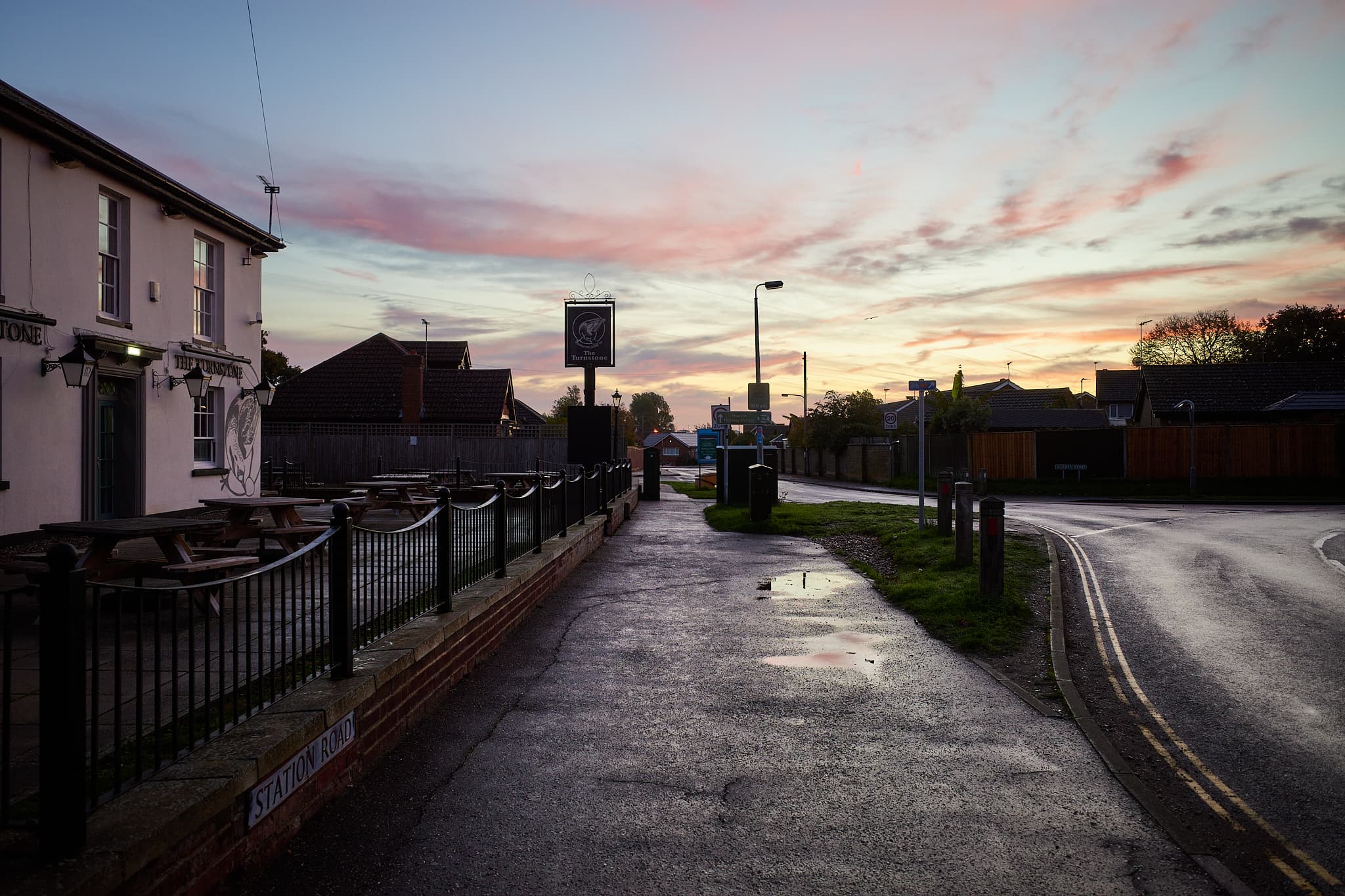 pretty morning sky by the Turnstone